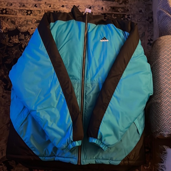 adidas Retro early 2000s Heavyweight Jacket size XLT EUC Rare VTG ❄️☃️ - Picture 2 of 7